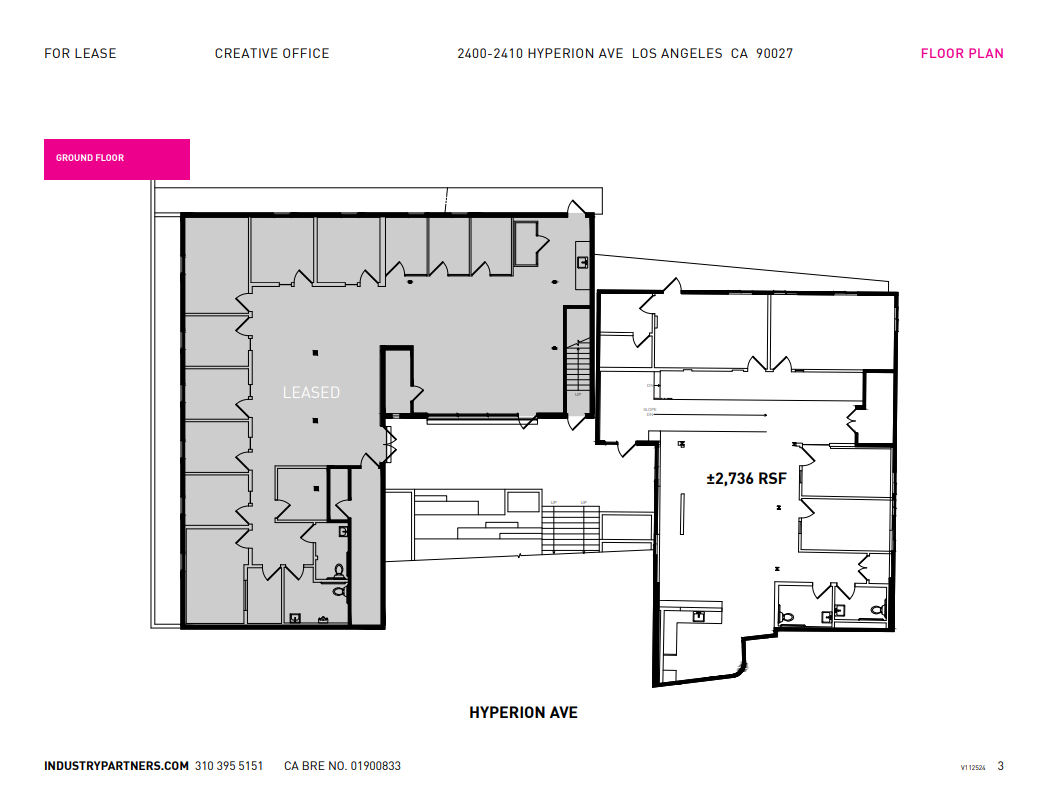 2400-2410 Hyperion Ave, Los Angeles, CA for lease Floor Plan- Image 1 of 1