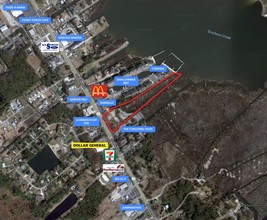 525 S Hwy 64, Manteo, NC - aerial  map view