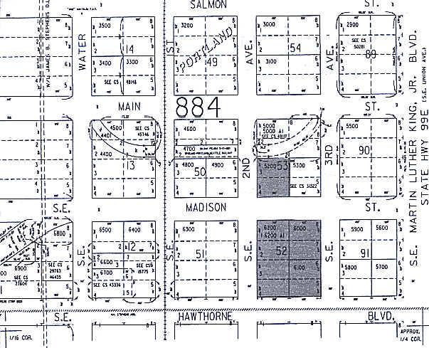 210-226 SE Madison St, Portland, OR for sale Plat Map- Image 1 of 1