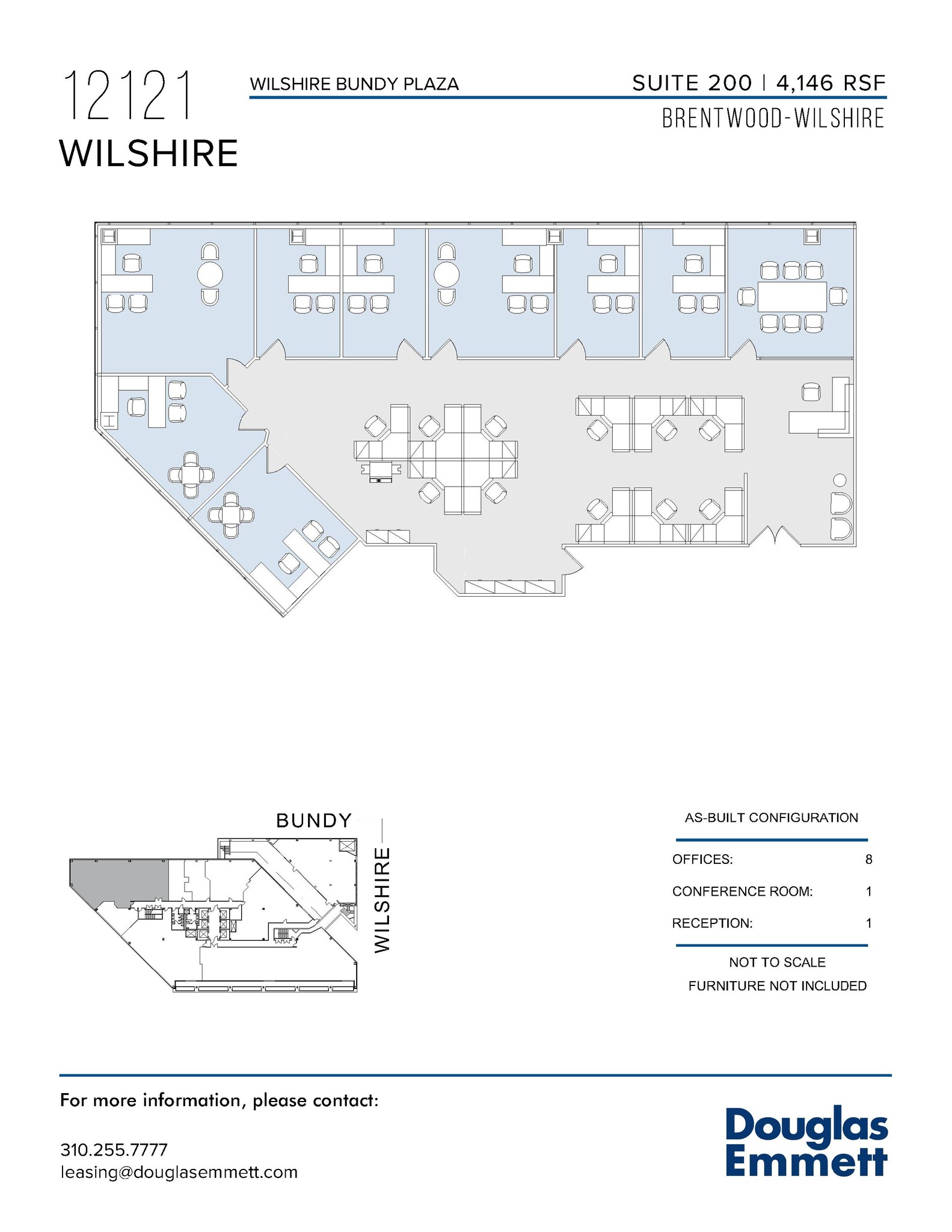 12121 Wilshire Blvd, Los Angeles, CA for lease Floor Plan- Image 1 of 1