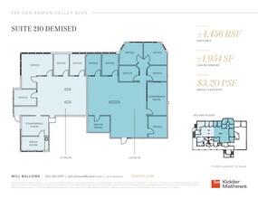 588 San Ramon Valley Blvd, Danville, CA for lease Floor Plan- Image 2 of 2