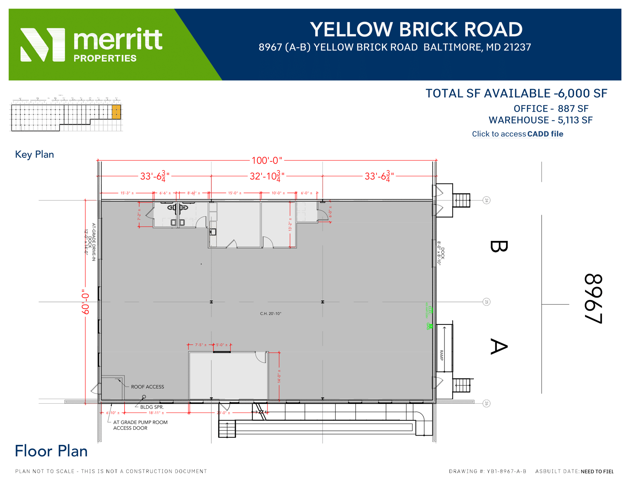 8967-8987 Yellow Brick Rd, Rosedale, MD for lease Floor Plan- Image 1 of 1