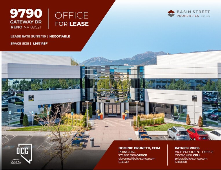 9790 Gateway Dr, Reno, NV for lease - Building Photo - Image 1 of 4