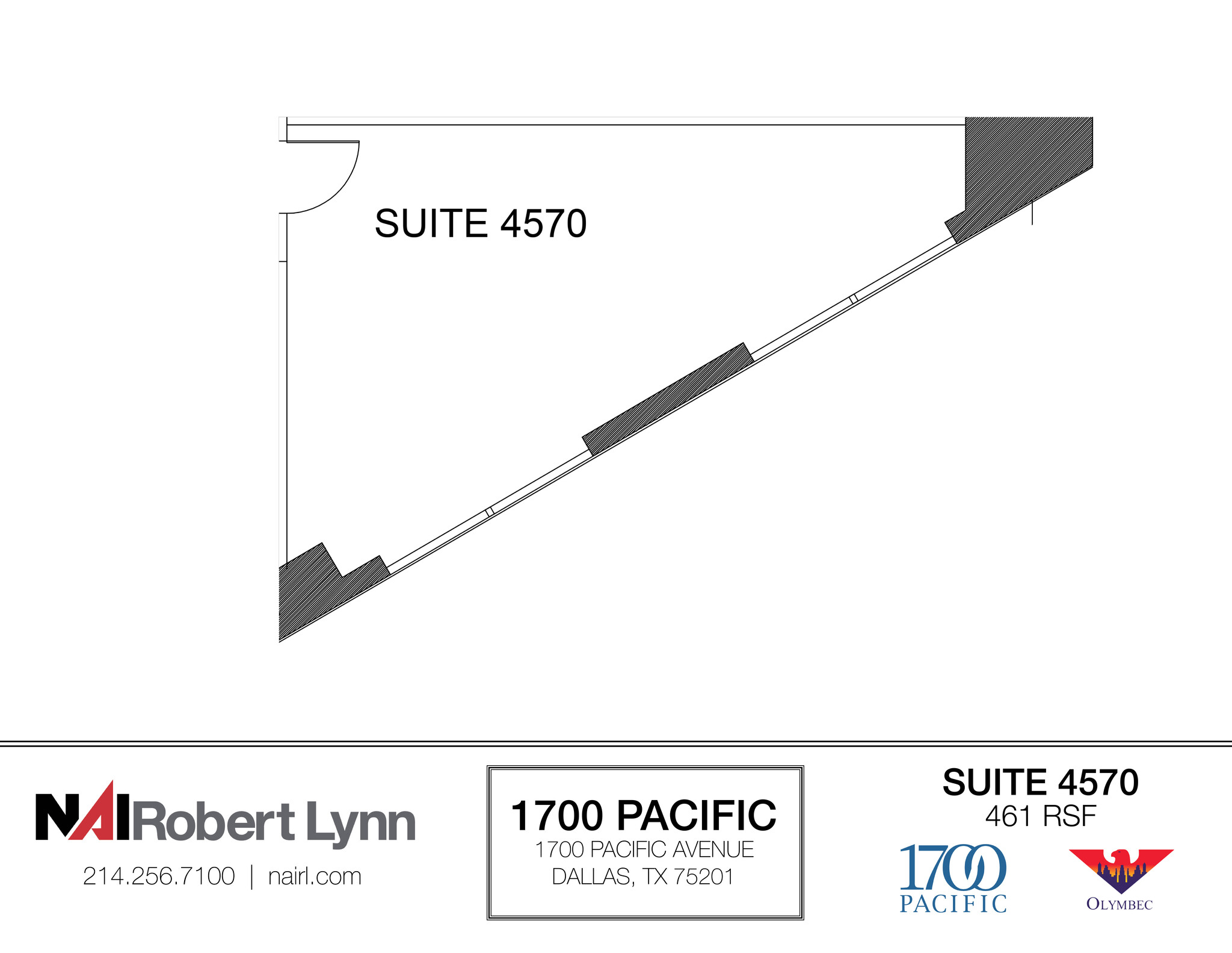 1700 Pacific Ave, Dallas, TX for lease Floor Plan- Image 1 of 1