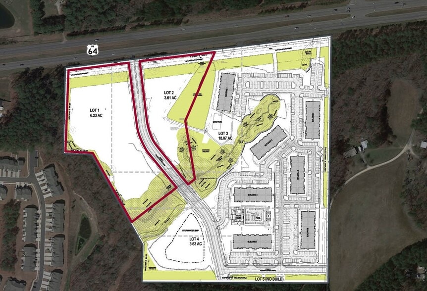 3809 US 64 Hwy W, Apex, NC for sale - Site Plan - Image 1 of 5