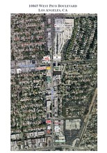 10865-10867 W Pico Blvd, Los Angeles, CA - aerial  map view