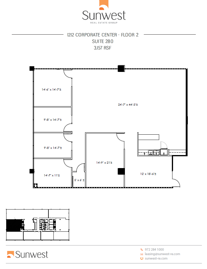 1212 Corporate Dr, Irving, TX for lease Floor Plan- Image 1 of 1