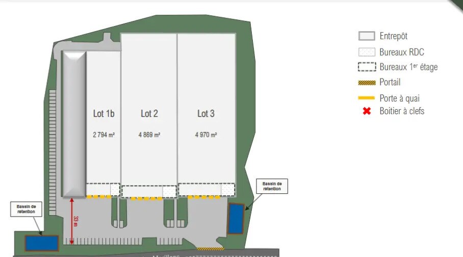 Industrial in Garges-lès-Gonesse for lease - Floor Plan - Image 2 of 2