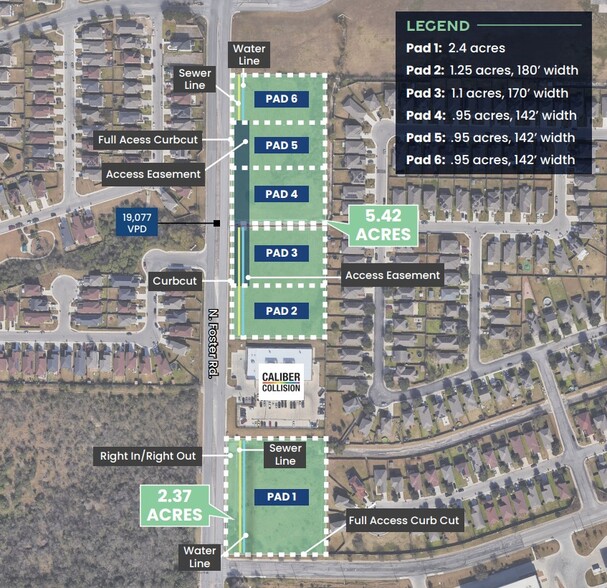 IH-10 E, San Antonio, TX for lease - Site Plan - Image 2 of 2