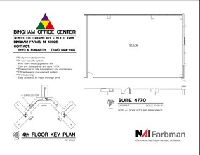 30600-30700 - 30800 Telegraph Rd, Bingham Farms, MI for lease Floor Plan- Image 1 of 1