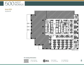 500 West Monroe St, Chicago, IL for lease Floor Plan- Image 1 of 1