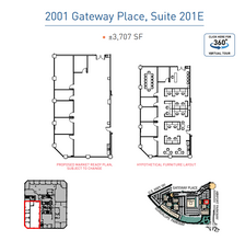 2001 Gateway Pl, San Jose, CA for lease Floor Plan- Image 1 of 1