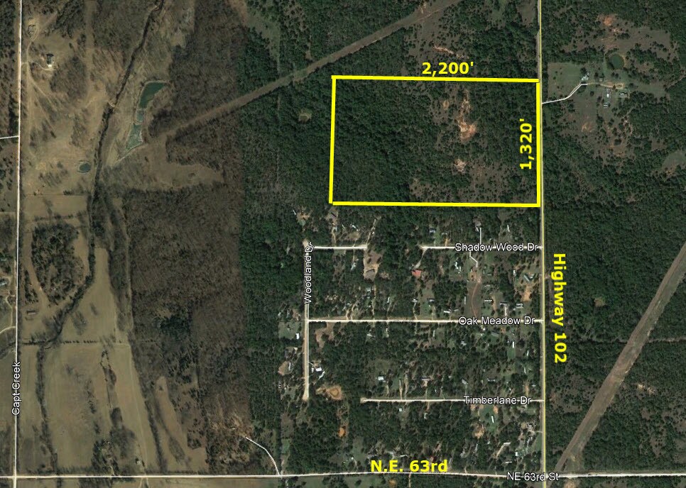 101285 S Highway 102, Wellston, OK for sale Aerial- Image 1 of 1