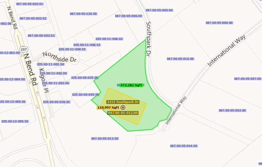 2151 Southpark Dr, Hebron, KY for lease - Plat Map - Image 3 of 3