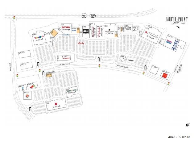 Mansell Crossing Pad A, Alpharetta, GA for sale Floor Plan- Image 1 of 1