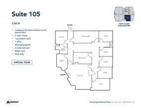 2001 Mallory Ln, Franklin, TN for lease Floor Plan- Image 1 of 1