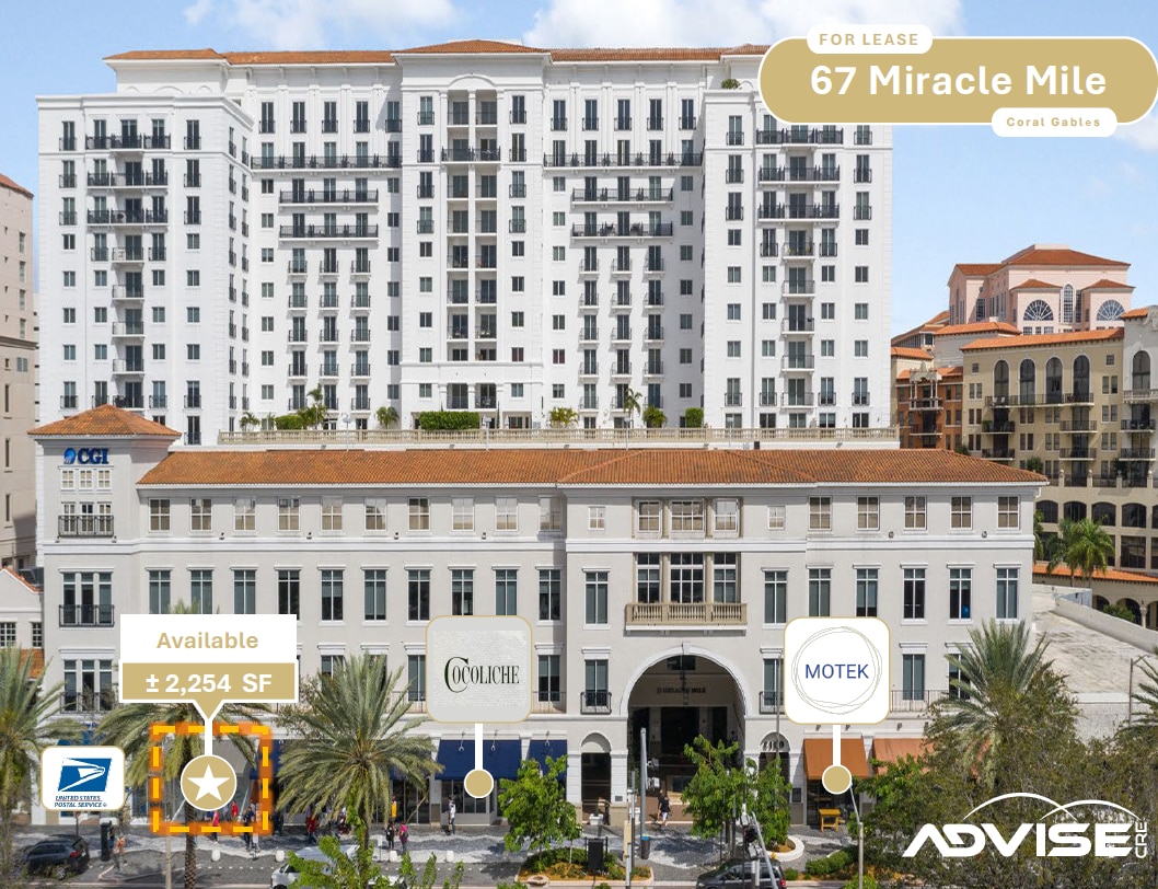 55-67 Miracle Mile, Coral Gables, FL for lease Building Photo- Image 1 of 14