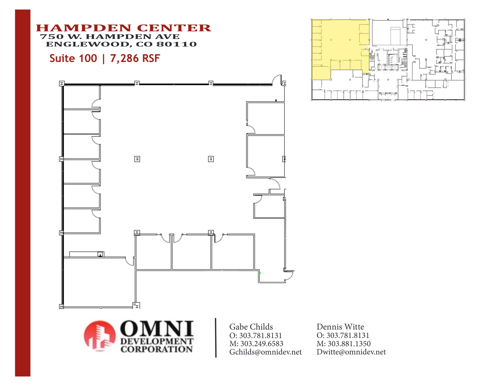 750 W Hampden Ave, Englewood, CO for lease Site Plan- Image 1 of 1