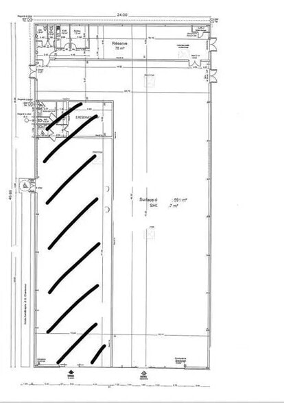Retail in Béziers for lease - Floor Plan - Image 3 of 6