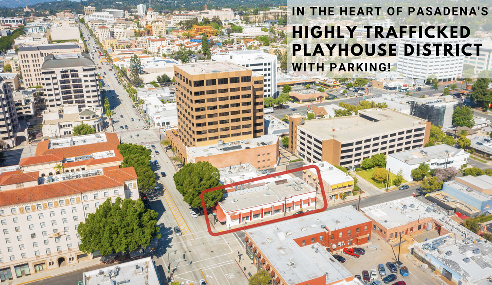 937 E Colorado Blvd, Pasadena, CA for lease - Aerial - Image 3 of 16