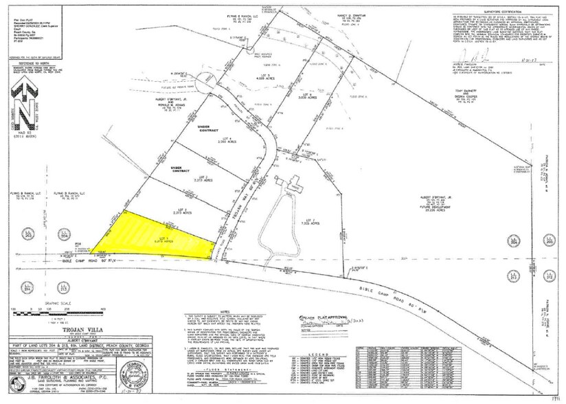 4 Lots Trojan Way way, Byron, GA for sale - Site Plan - Image 3 of 16