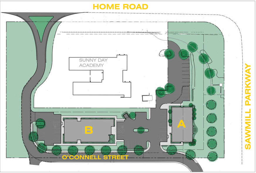 0 Home Rd, Powell, OH for lease - Site Plan - Image 2 of 6