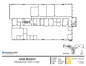 4200 Regent Blvd, Irving, TX for lease Floor Plan- Image 1 of 1