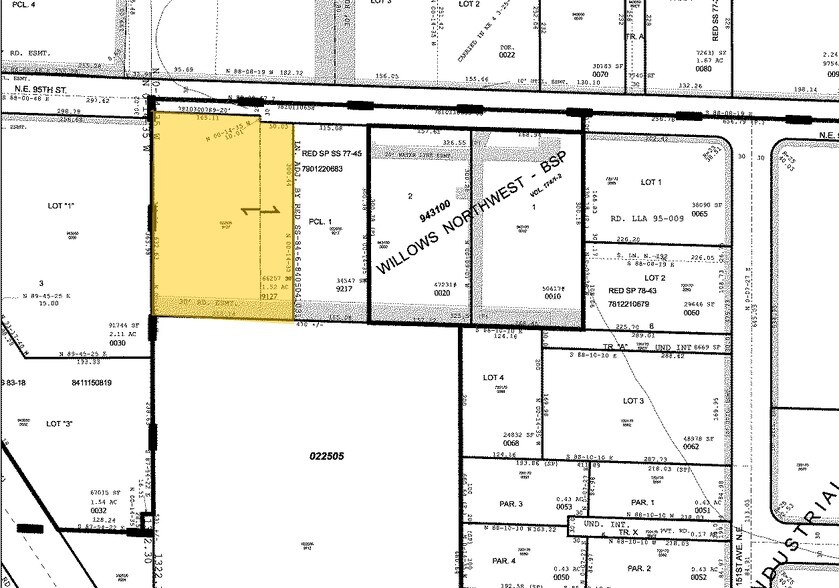 9150 Willows Rd, Redmond, WA for sale - Plat Map - Image 1 of 1