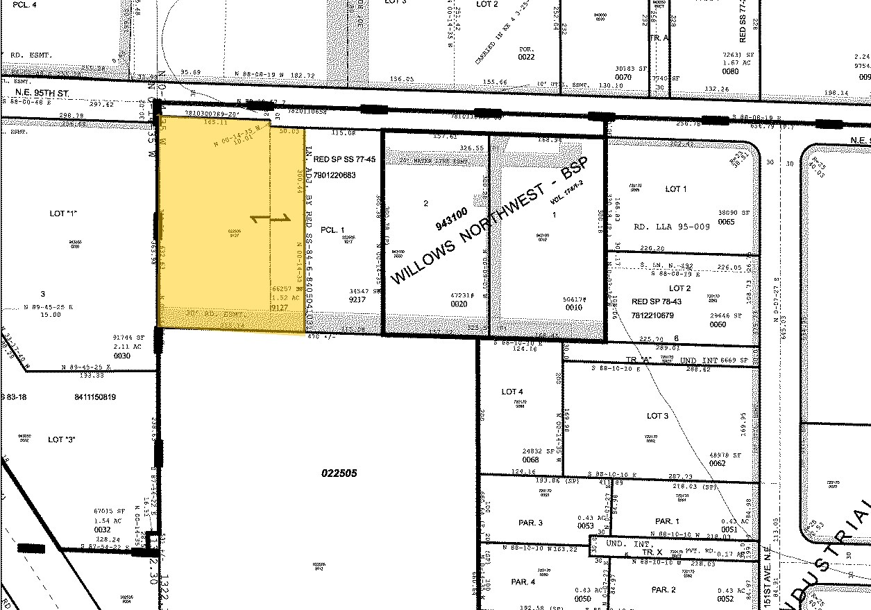 9150 Willows Rd, Redmond, WA for sale Plat Map- Image 1 of 1