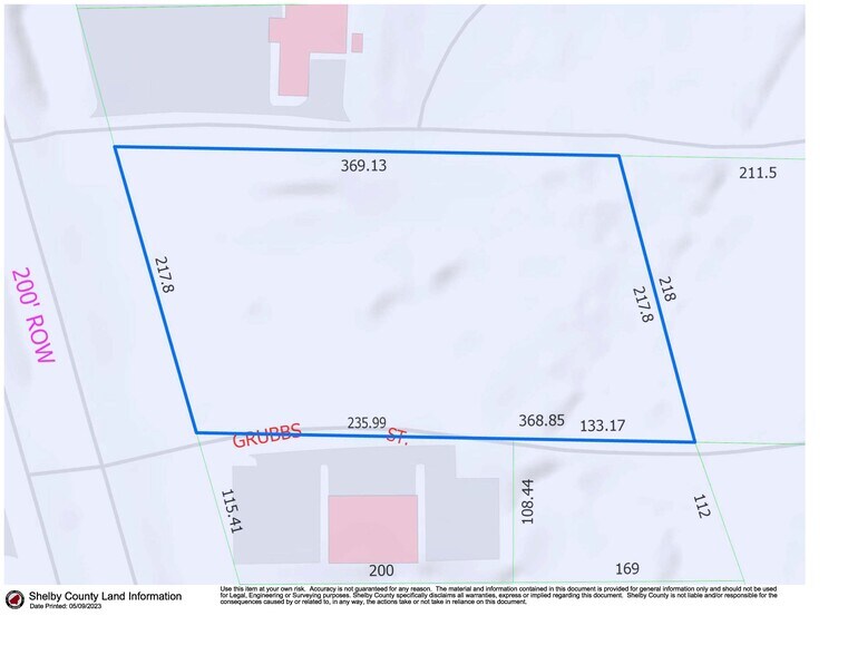 3421 S Pelham Pky, Pelham, AL for sale - Plat Map - Image 2 of 2