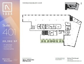 1333 N Kingsbury St, Chicago, IL for lease Floor Plan- Image 1 of 4