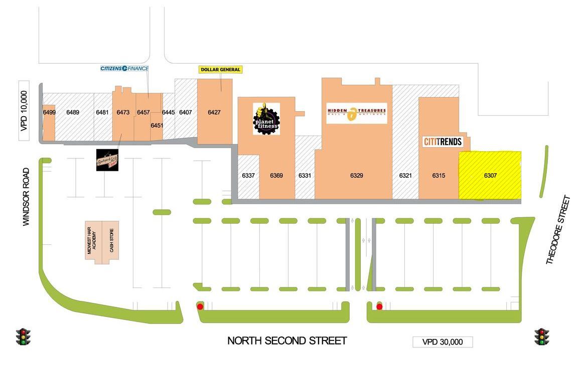 6303-6501 N 2nd St, Loves Park, IL for lease Site Plan- Image 1 of 1