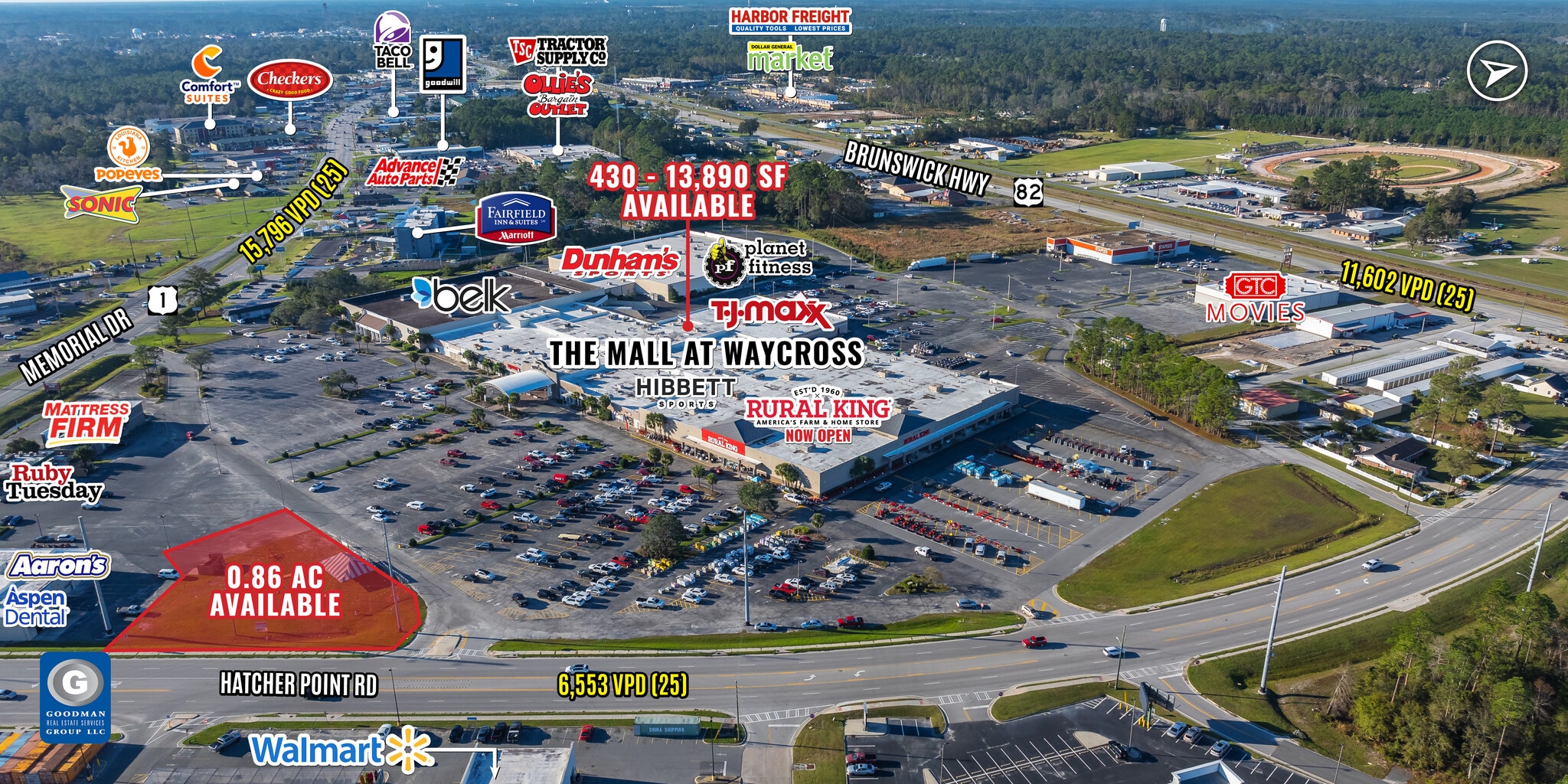 2215 Memorial Dr, Waycross, GA for lease Building Photo- Image 1 of 5