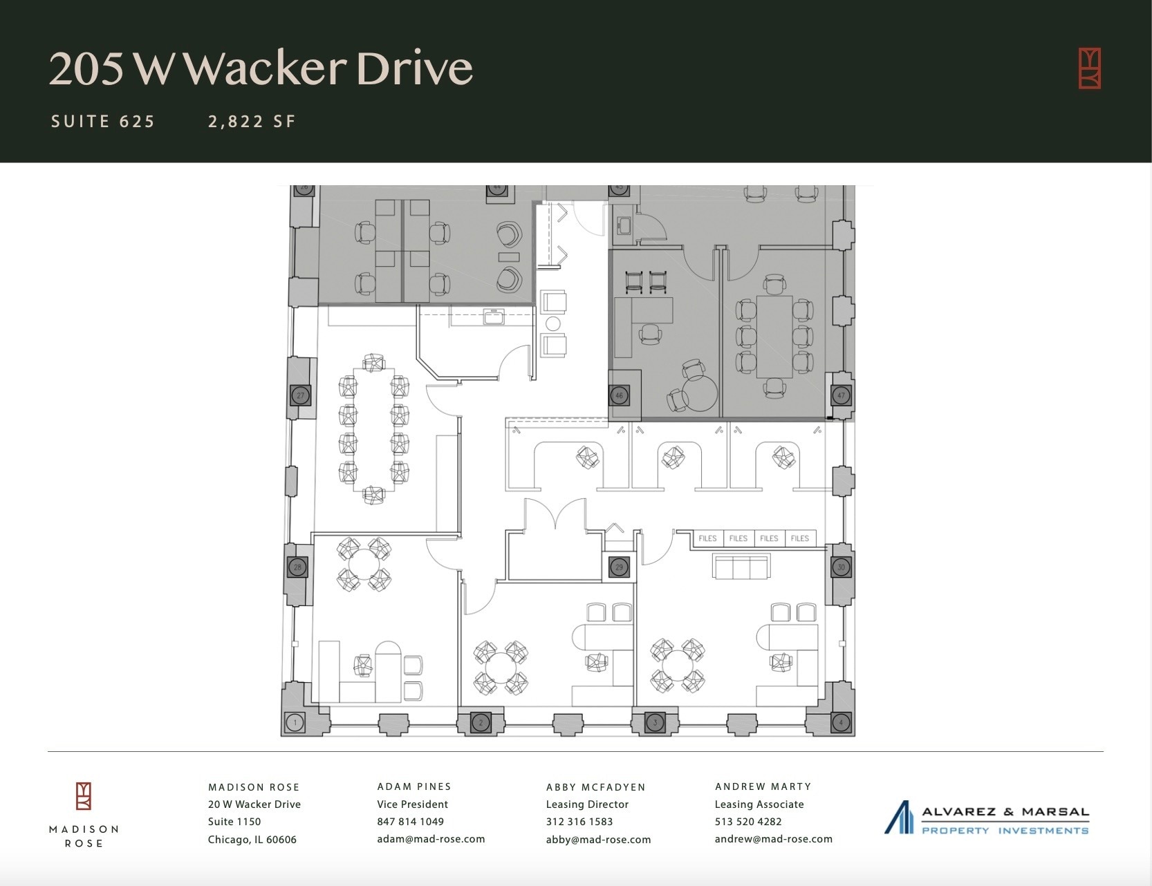 205 W Wacker Dr, Chicago, IL for sale Floor Plan- Image 1 of 6