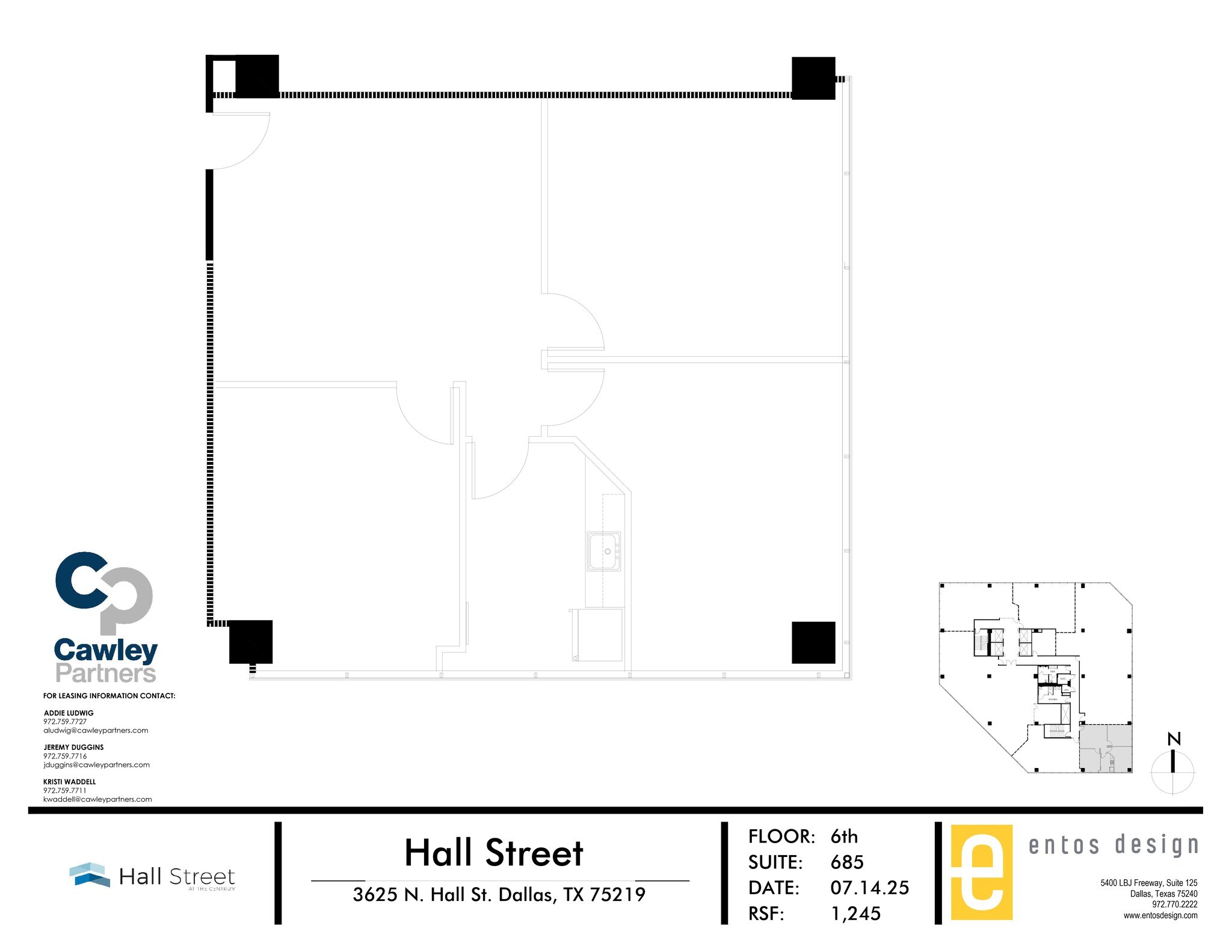 3625 N Hall St, Dallas, TX for lease Site Plan- Image 1 of 1