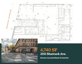 2151-2163 Shattuck Ave, Berkeley, CA for lease Site Plan- Image 2 of 2