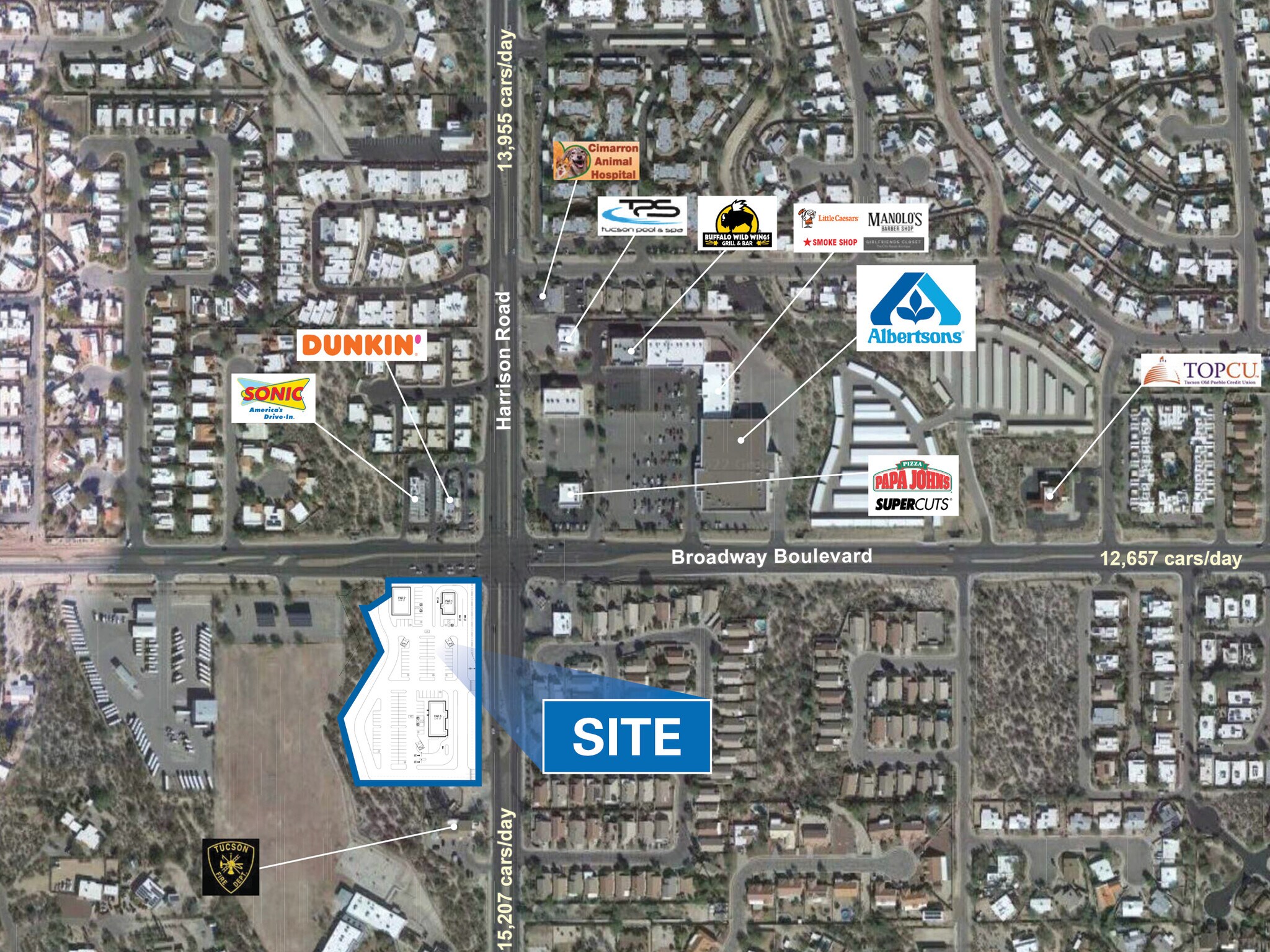SWC Broadway Blvd & Harrison Rd, Tucson, AZ for sale Primary Photo- Image 1 of 1