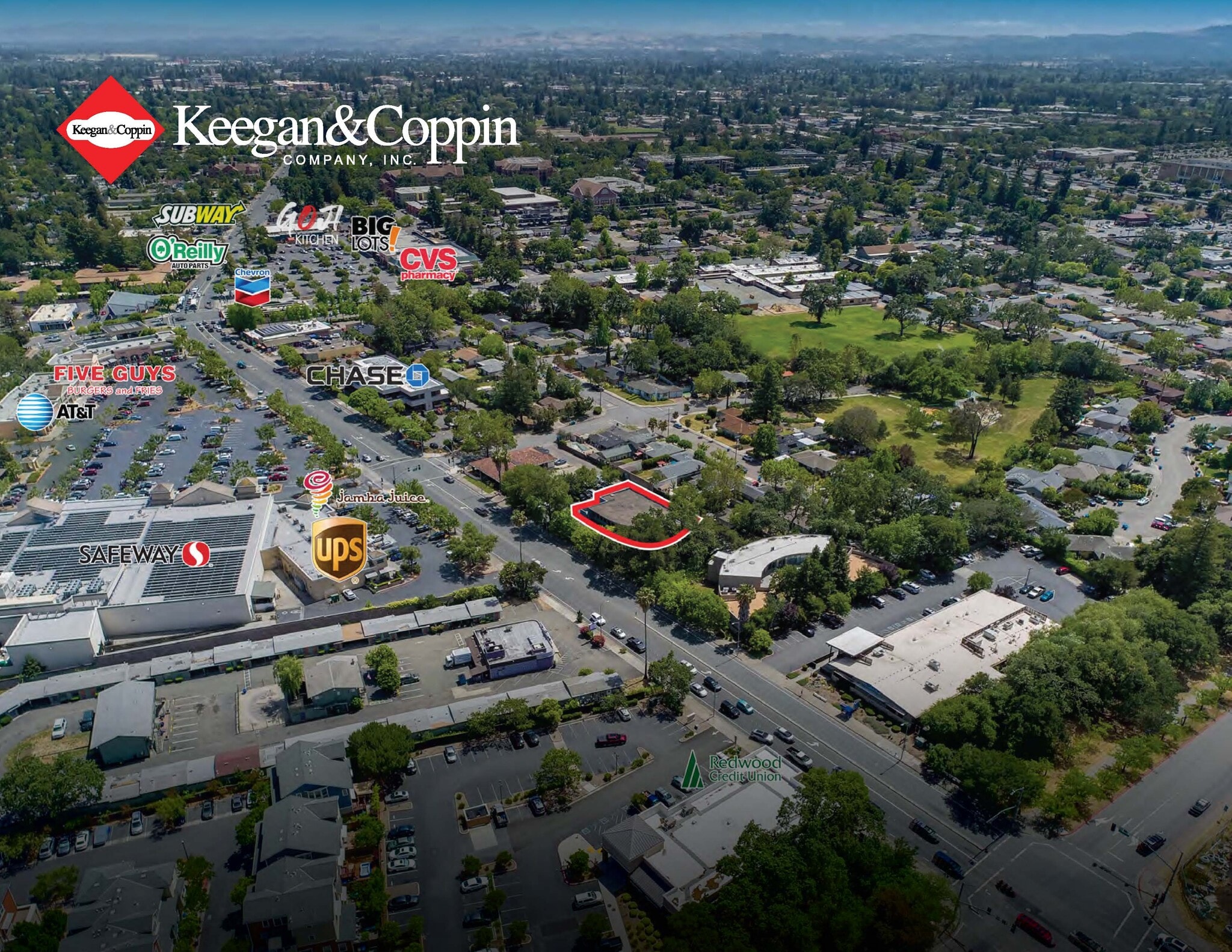 2351 Mendocino Ave, Santa Rosa, CA for sale Aerial- Image 1 of 11