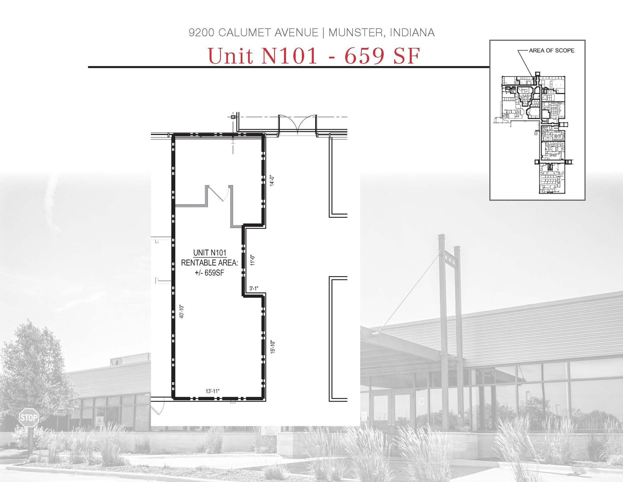 9200 Calumet Ave, Munster, IN for lease Floor Plan- Image 1 of 1