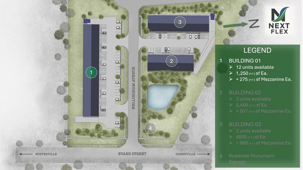145 Wellingham Ave, Greenville, NC for lease - Site Plan - Image 3 of 3