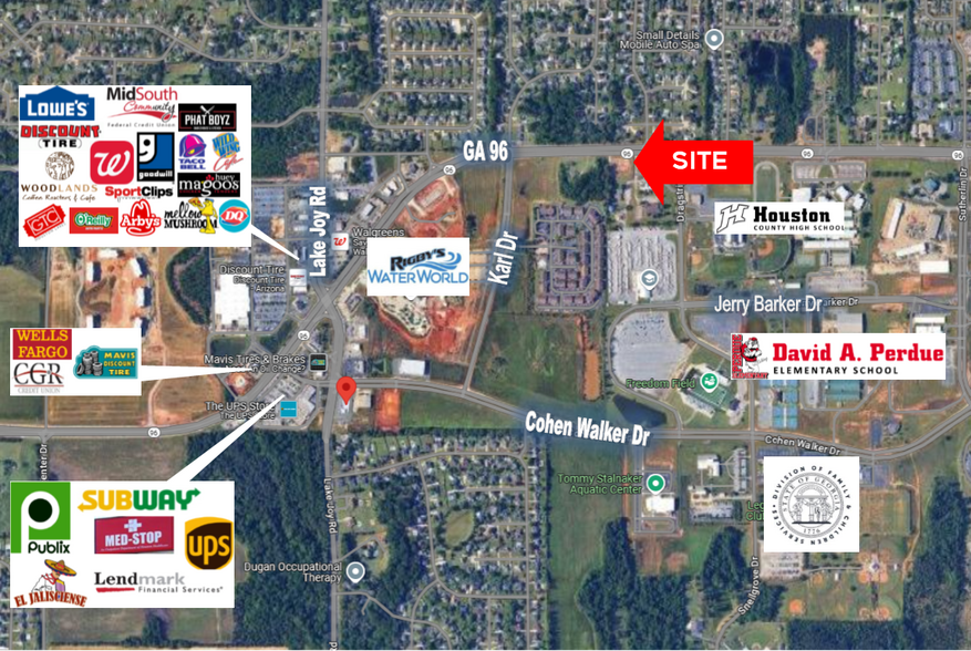 946 Highway 96 Hwy, Warner Robins, GA for lease - Building Photo - Image 3 of 5