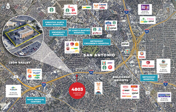 4803 Manitou, San Antonio, TX - aerial  map view - Image1