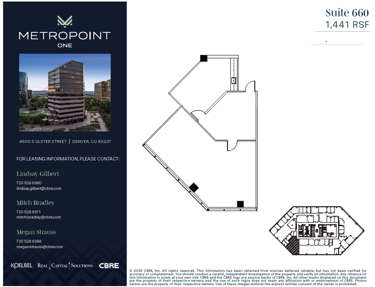4600 S Ulster St, Denver, CO for lease Floor Plan- Image 1 of 1