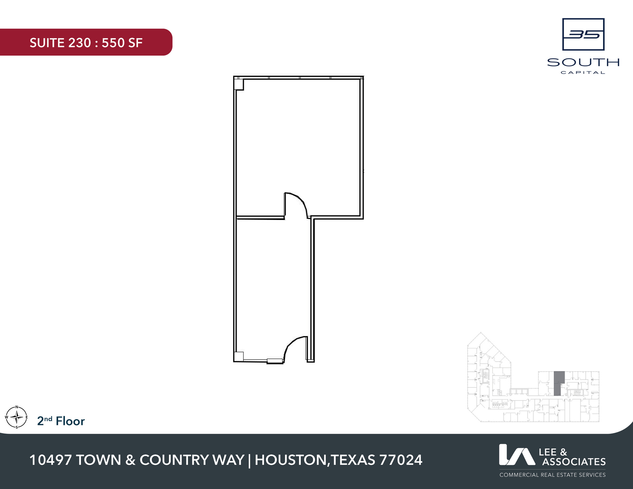 10497 Town & Country Way, Houston, TX for lease Floor Plan- Image 1 of 1