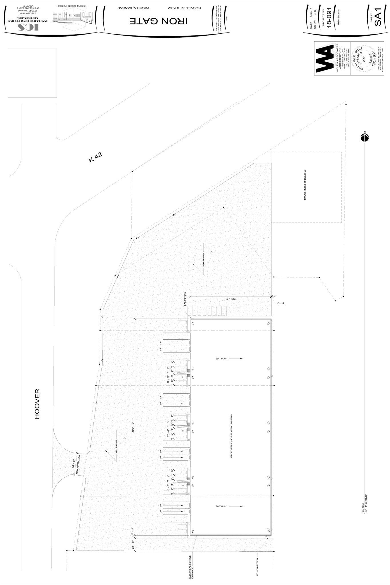 2930 S Hoover Rd, Wichita, KS for lease Site Plan- Image 1 of 1