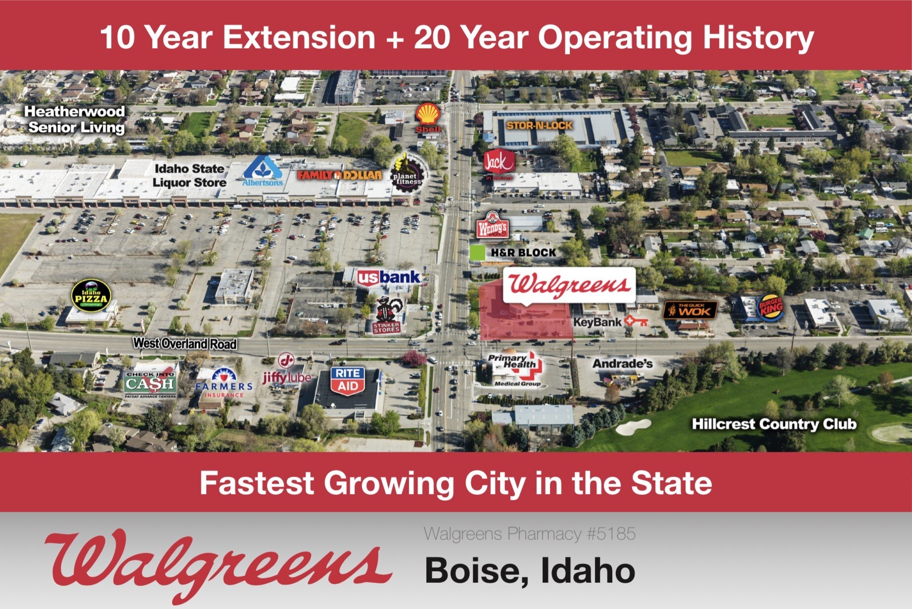 4924 W Overland Rd, Boise, ID for sale Aerial- Image 1 of 1