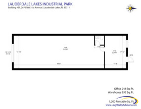 2696 NW 31st Ave, Lauderdale Lakes, FL for lease Floor Plan- Image 2 of 2