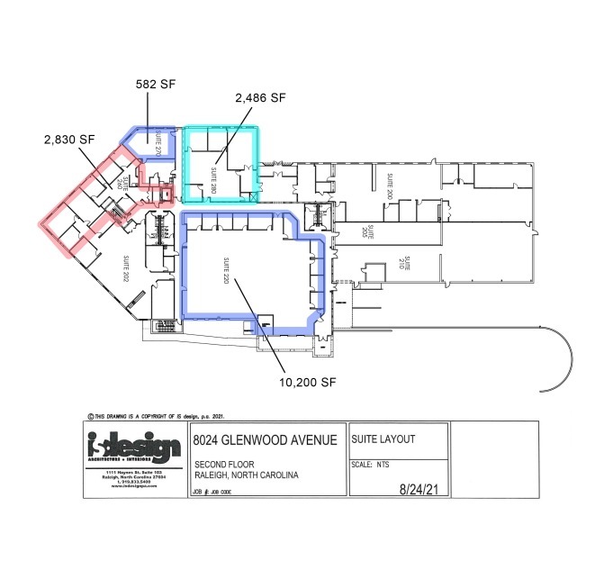 8024 Glenwood Ave, Raleigh, NC for sale Floor Plan- Image 1 of 5