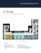 1325 Pennsylvania Ave NW, Washington, DC for lease Floor Plan- Image 1 of 9