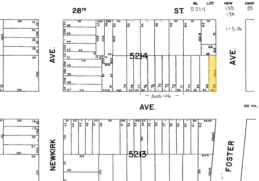 1283 Rogers Ave, Brooklyn, NY for lease - Plat Map - Image 2 of 21